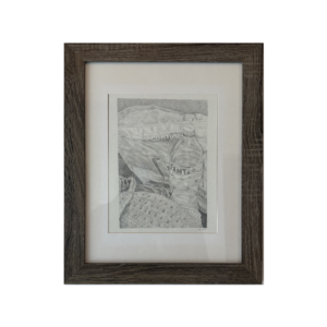 Madère framed drawing