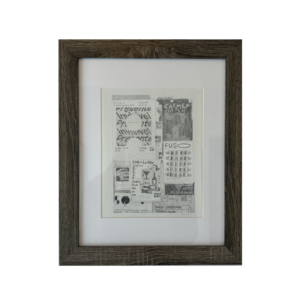 Lisbon framed drawing